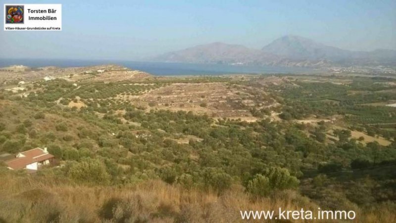 Kamilari Süd Kreta; Kamilari Grundstück mit Meerblick 1592m² Grundstück kaufen